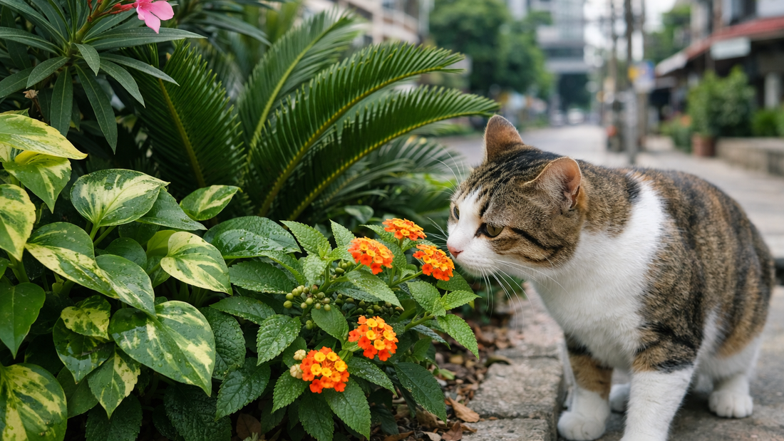 タイ・バンコクで見かける「猫が食べてはいけない植物」