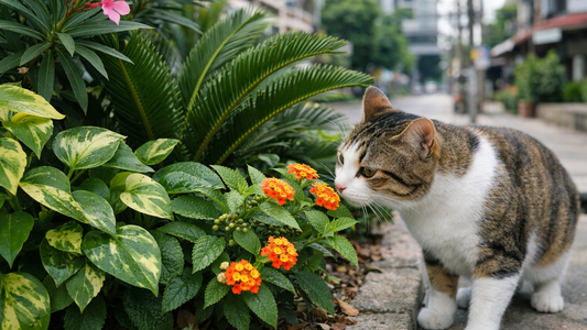タイ・バンコクで見かける「猫が食べてはいけない植物」